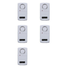5X High Sensitive Vibration Detector Earthquake Alarms with LED Lighting Door Home Wireless Electric Car Alarm