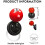 Car Push to Start Button, Metal Engine  Rocker , LED Joystick Lever Decoration for Ignitier Stop Button A 8