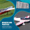 2X Bubble Layer Protection Wing Tote Bag Double Layer Bubble Wing Bag Protective Casing for RC Model Airplane 30-50E 10