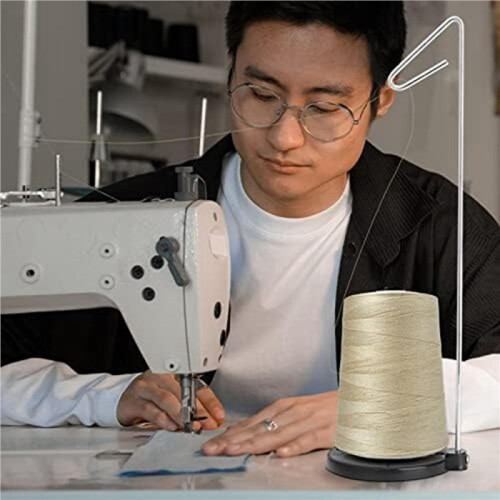 3X Single Cone Spool Stand Alone Cast Iron Thread Stand Thread Holder Fits for Sewing Embroidery, Thread Holder 1