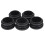 Black Plastica 35mm Dia Blanking End Caps Round Tube Insert 15 Pezzi 2
