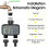 Sprinkler Timer 2 Zone Programmable Water Timer for Garden Hose Automatic Irrigation System for Yard Lawn 10