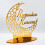 3Pcs Acrílico Eid Mubarak Decoração de Mesa, Ramadan Moon Night Light, Ramadan Mubarak Decoração, Estrela da Lua Ramadan 3
