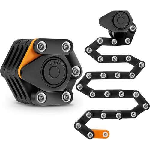 Electric Scooter Lock - Heavy Duty Anti-Theft Folding Combination Bike Lock for Ebike Compact Security Folding Lock, 1PC 1