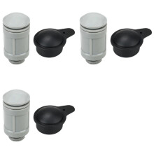 3X 12363 12373 Air Jet Valve & Air Jet Valve Cap Replacement for Above Ground Swimming Pool