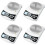 4X Digital Lab Scale, Gram-Scale 1000G 0.01GAccuracy, Multi-Function High Precision Electronic Scale with 100G Weight 1