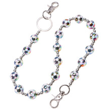 Stylish Bead Waist Chain Unisex Belt Decoration Pants-football