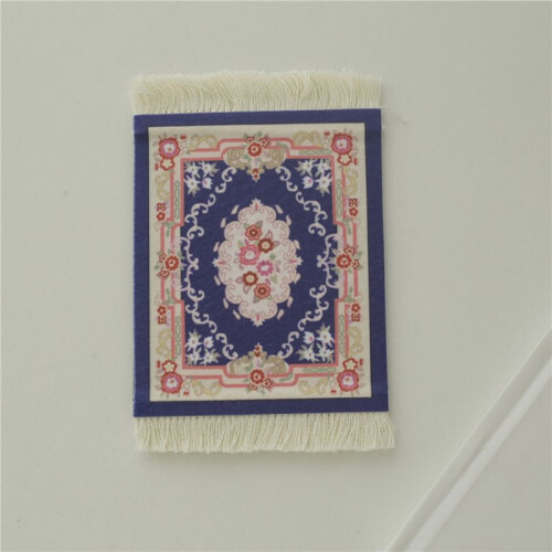 4X  Persian Woven Coasters Carpet Pattern Coaster Dining Table Decoration Technology.-Green 2
