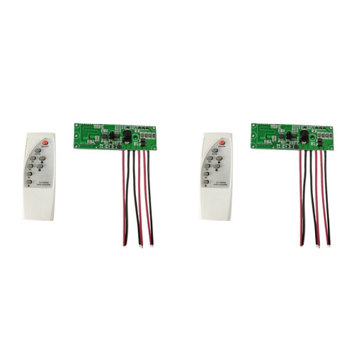2X Automatic Control Lamp Board with Remote Control Solar LED Driver Board Multi-Function Practical Human Body Induction