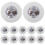 LED Coaster,120 Pack Light  Coasters,LED Bottle Lights,LED Sticker Coaster Discs Light  for Flash Light  Cup 3