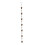 3X Pine Cone Shaped Rain Chain, Ancient Graffiti Pine Cone Decorative Hanging Chain, Metal Iron Bells 2