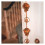 3X Pine Cone Shaped Rain Chain, Ancient Graffiti Pine Cone Decorative Hanging Chain, Metal Iron Bells 5