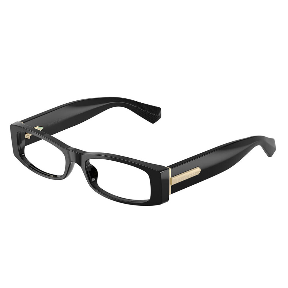 Tiffany Black Tf2294u 8001 Woman Optical Frames Acetate Transparent Squared Normal - Image 2