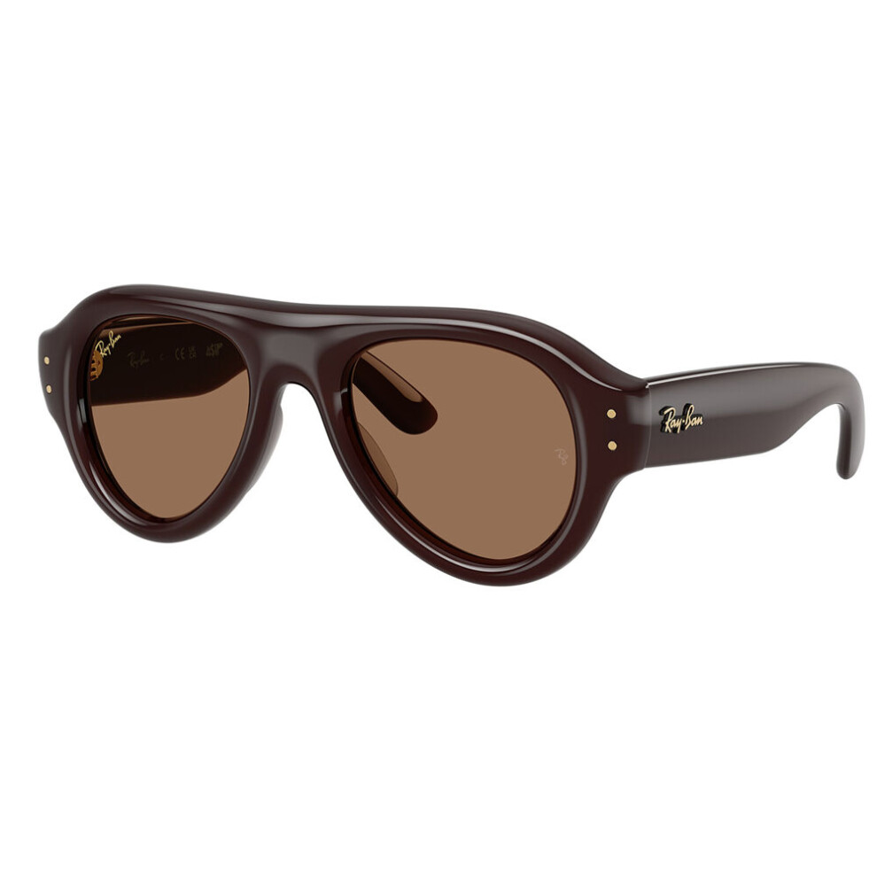 Ray-Ban Aviator Puffer Sunglasses - Male - Sunglasses - Brown - 52 Mm - Accessories - Image 7