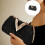 Luxurious Rhinestones Evening Bag Offering Structured-Gold 3