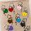 Fashionable Oversized Love Lock Keyring Perfect For-Silver 9