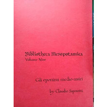 Gli eponimi medioassiri by Claudio Saporetti Paperback Book