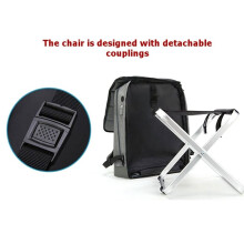 Foldable Business Backpack Chair Large Capacity Usb Rechargeable Backpack Multifunctional Business Casual Backpack Gray