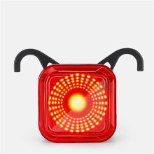2X WEST BIKING Bike Tail Light Sensing MTB Road Bike Rear Light Type-C Charging Taillight Post