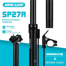 WALGUN SP27A Fiets Dropper Zadelpen voor MTB Diameter 30,9 mm Afstandsbediening Fiets Telescopische Hydraulische Zadelpen 100mm