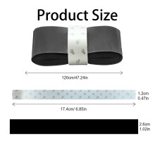 (Black 10 pcs Non slip sweat absorption) 10Pcs Anti-Slip Badminton Grip Tape - Sweat Absorbent