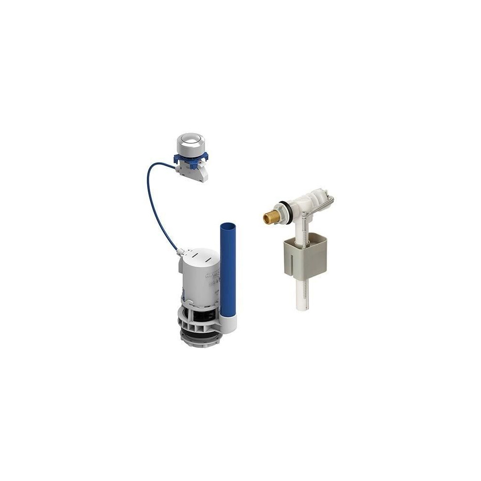 Oem Weiß Mechanism And Float Valve Kit For Wc Tank - Rousseau - Brass Tip - Adjustable Height From 190 To 490 Mm - Image 2