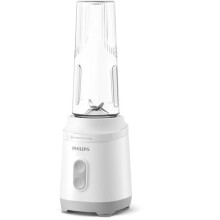 Blender Mixer - PHILIPS - HR2670/01 - Serie 3000 - Weiß - Blend & Go Flasche 0,6L - 350W