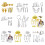 Sequins Dance Star Costume 80s 90s Stage Outfits Hat-Set 9 2