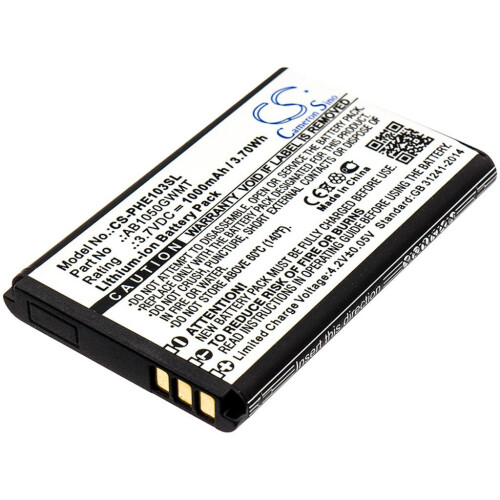 Batteri till Doro PhoneEasy 1362 etc