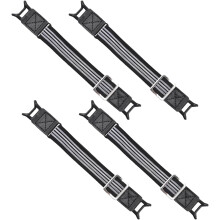 4 stuks auto tissuebox bevestigingsriemen zonneklep servettenhouder riem voor hoofdsteunstang draagbare auto tissue organizer