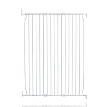 (White, 100cm - 110cm) Safetots Extra Tall Screw Fit Metal Baby Gate