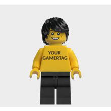 L002 Custom Personalised Lego Minifigures Your Gamertag M6