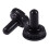 30 X Waterproof Toggle  Boot Cap Black Rubber Cover 6mm Diameter 8
