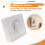 86 Type Ceiling Fan Adjustment Stepless Speed Controller Wall  220V 10A 5