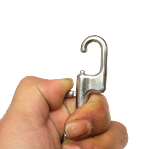 4PCS Bolt Snap Hook, Trigger Snaps Metal Clips for Diving, Dog Leash 2