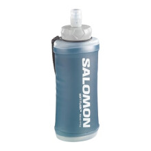 Salomon Active Unisex Handheld System with Flask Included, Minimalist, Easy to hold, Easy to use, Black, Slate Grey
