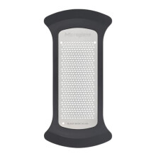 Microplane Mixing Bowl Grater Fine Grater for Zesting & Spicing - Black and Grey