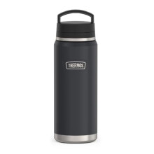 THERMOS ICON SERIES, Stainless Steel Dual Temperature Beverage Bottle, 40 oz, Granite