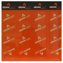 StovesnBits ERIN MK1 5 BAR STOVE GLASS (373mm x 245mm-Plain)
