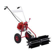 Petrol Sweeper Leaf Collector Snow Shovel 1.25 kW (1.7 HP) 43 CC 2 Stroke 600 mm Wide Electric Start Quick Change System Device Snow Shovel