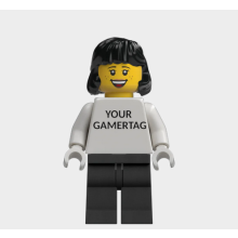 L002 Custom Personalised Lego Minifigures Your Gamertag F4