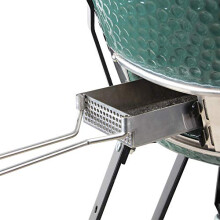 DOLAMOTY Upgrade Slid Out Ash Drawer Big Green Egg Accessories Ash Tool, Ash Drawer for Large Big Green Egg Only, Green Egg Replacement Parts Ash