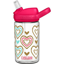 CamelBak Eddy+ Kids BPA- Water Bottle with Straw, 14oz, Hearts