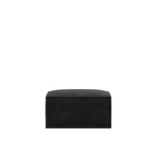 Rove Lab M1 Ottoman - Sustainable Ottomans for Living Room, One Person Assembly, High Density Foam, Foot Rest (Carbon Black)