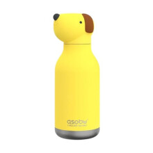 Asobu Bestie Dog Insulated Stainless Steel Water Bottle with Straw, 460ml