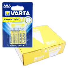 Varta 12X 45182 Superlife R03/AAA (Micro) (2003) - Zinc Chloride Battery, 1.5 V