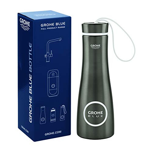 Grohe GROHE Blue Accessories Thermo Drinking Bottle Brushed Hard Graphite 40848AL0 1