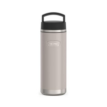 THERMOS Icon Beverage Bottle 0.71 L, Beige/Sandstone Matt, Thermos Flask, Stainless Steel 710 ml, Insulated Drinking Bottle, 18 Hours Hot / 24 Hours