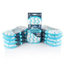 Minky M Cloth Anti-Bacterial Bathroom Cleaning Pad - 9 Pack, Anti-Bacterial Protection, High Density Microfibre With Non-Scratch Technology, Dual
