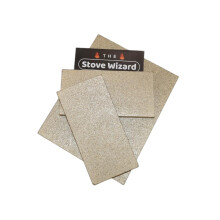 The Stove Wizard Firebrick Fire Board Heat Proof Brick Vermiculite Fireboard 1 Brick 193mm x 303mm x 25mm